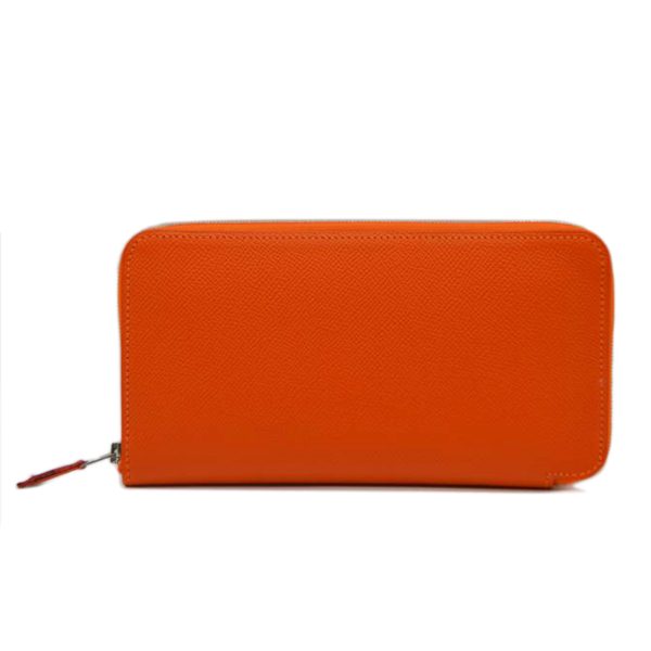 63212 1 Hermes Azap Long Silk In Epson Shoulder Bag Orange