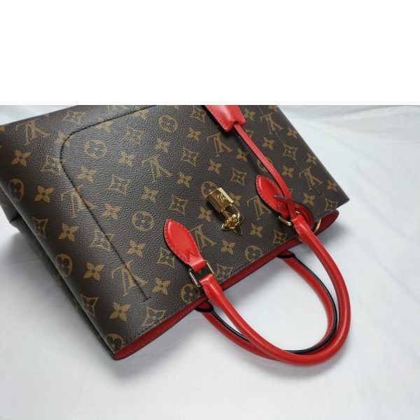 63917 5 Louis Vuitton Flower Tote Monogram 2way Bag Brown