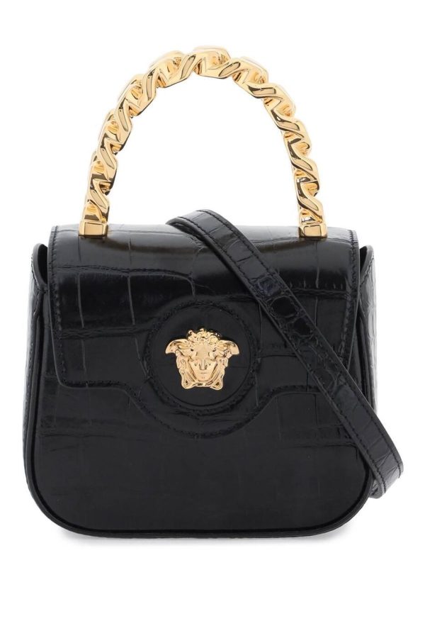 63e3501ca5c125a ba 1 VERSACE Hand Bag Black