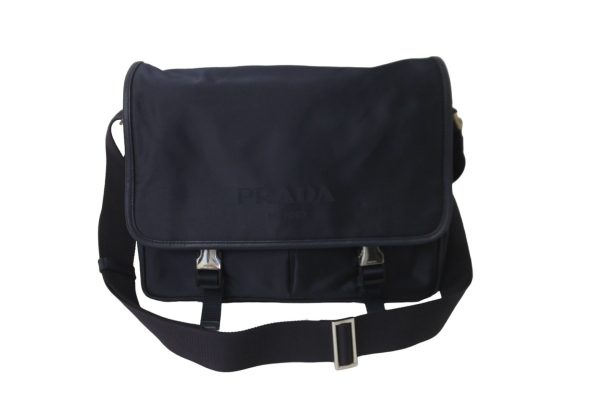 64420 d1 Prada Messenger Bag Nylon Navy