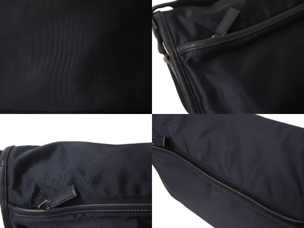 64420 d6 Prada Messenger Bag Nylon Navy