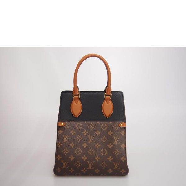 64670 2 Louis Vutton MM Monogram Fold Tall Bag