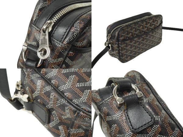 64865 d3 Goyard Cap Vert PM Shoulder Bag Black