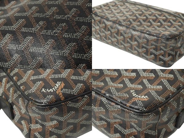 64865 d5 Goyard Cap Vert PM Shoulder Bag Black