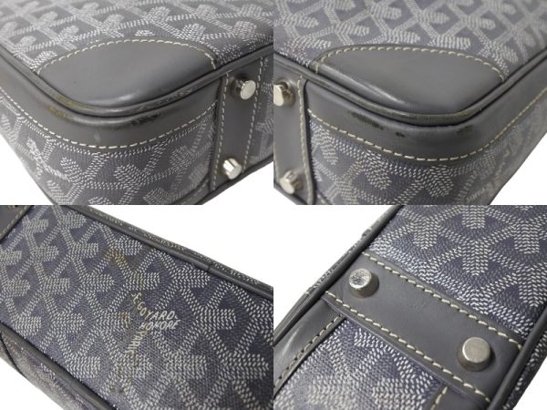 65051 d5 Goyard Ambassador PM Briefcase Gray