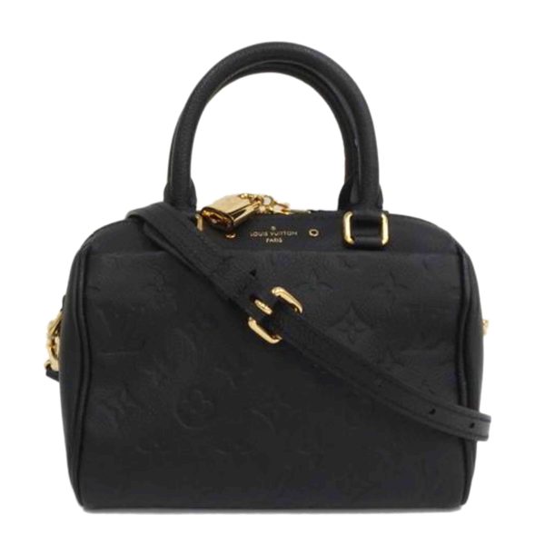 65412 1 Louis Vutton Bandouliere Speedy Bag Black