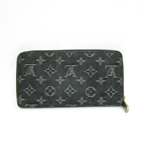 65784 2 Louis Vuitton Denim Zippy Wallet Brown