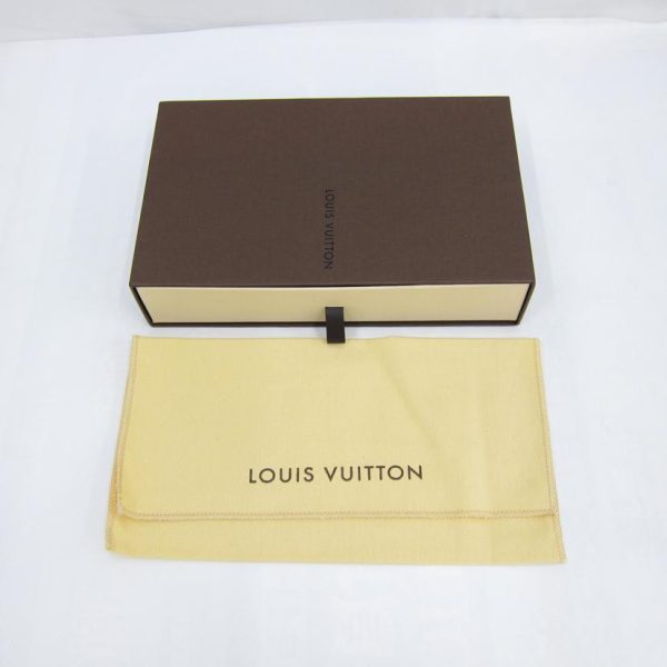 65784 6 Louis Vuitton Denim Zippy Wallet Brown