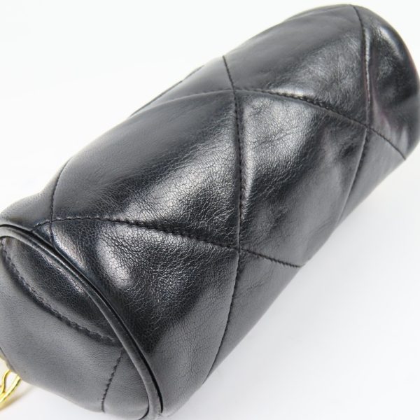 67729 5 Chanel Clutch Bag Lambskin Black