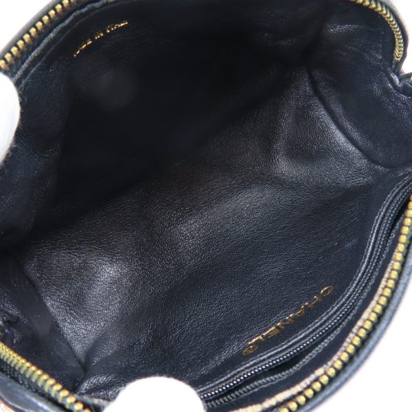 67729 9 Chanel Clutch Bag Lambskin Black