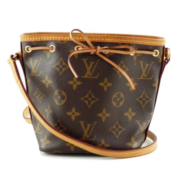 68084 1 Louis Vuitton Nano Noe Monogram Brown Bag