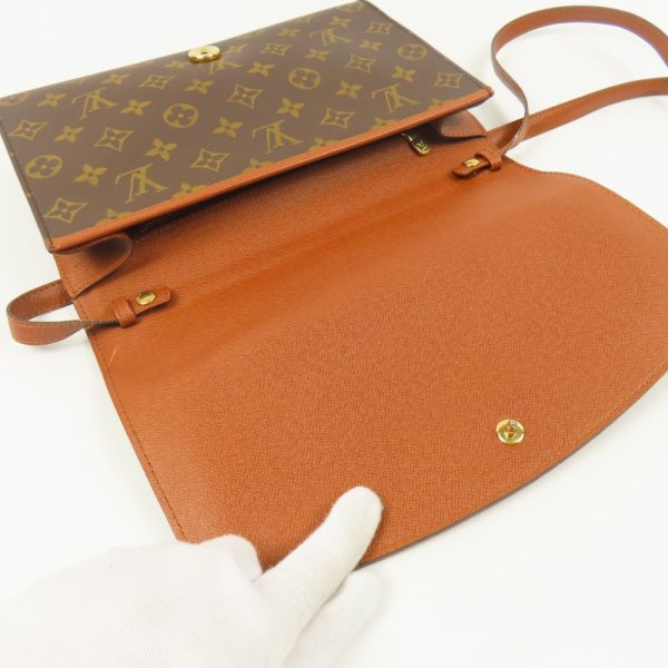 68331 10 Louis Vuitton Bordeaux 2WAY Clutch Bag Vintage Monogram