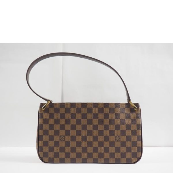 69244 2 Louis Vuitton Aubagne Damier Shoulder Bag Brown