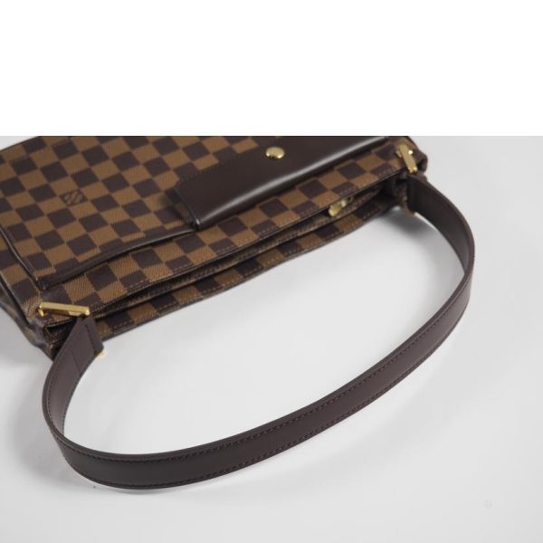 69244 3 Louis Vuitton Aubagne Damier Shoulder Bag Brown