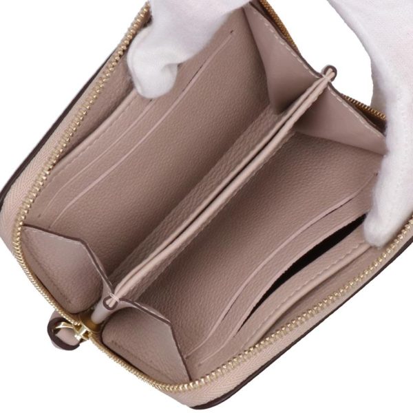 70765 4 Louis Vuitton LockMe Zippy Coin Purse Greige