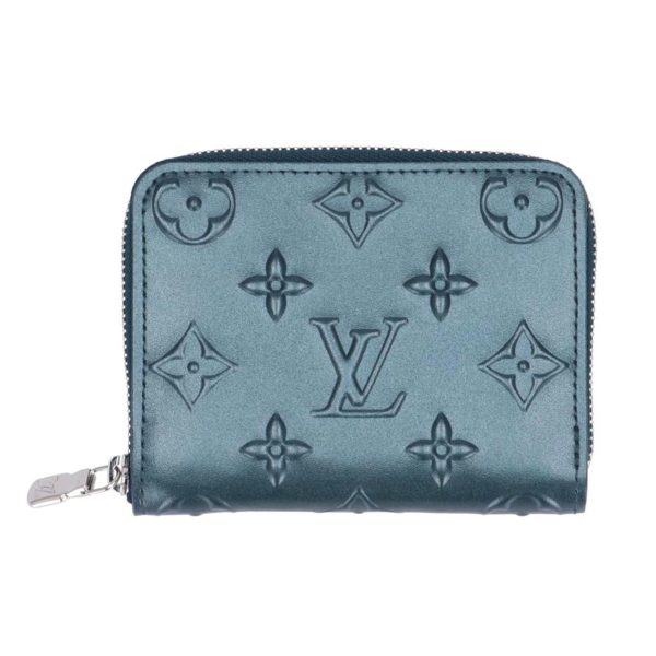 71113 1 Louis Vuitton Zippy Coin Purse Monogram Steel Blue