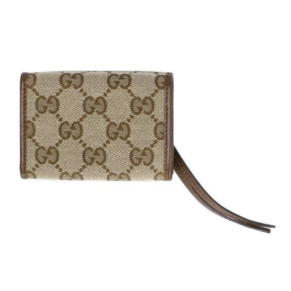 71314 2 Gucci GG Canvas Three fold Compact Wallet