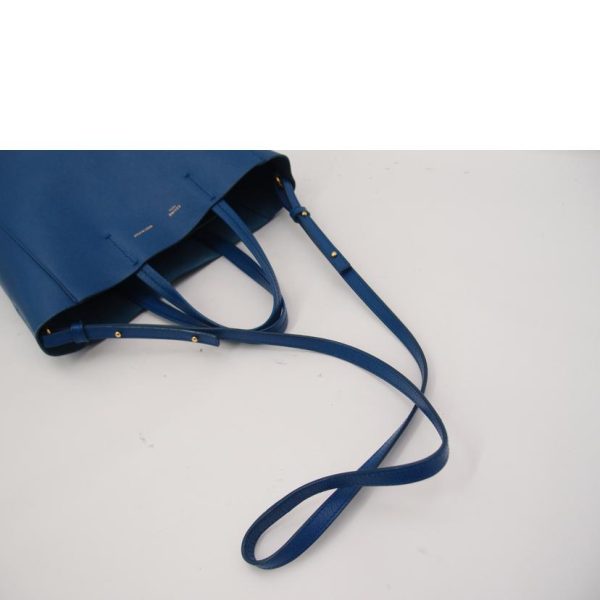 71894 4 Celine Vertical Diagonal Small Cover Tote Bag Blue