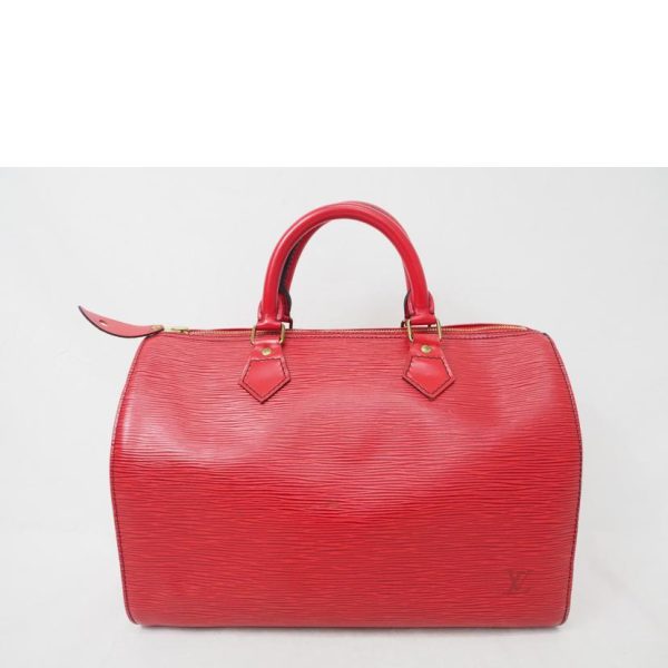 72073 1 Louis Vuitton Speedy 30 Epi Bag Castien Red