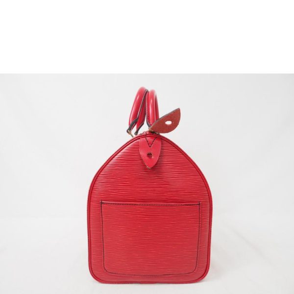 72073 4 Louis Vuitton Speedy 30 Epi Bag Castien Red