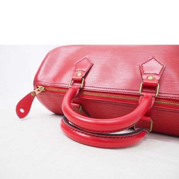 72073 8 Louis Vuitton Speedy 30 Epi Bag Castien Red