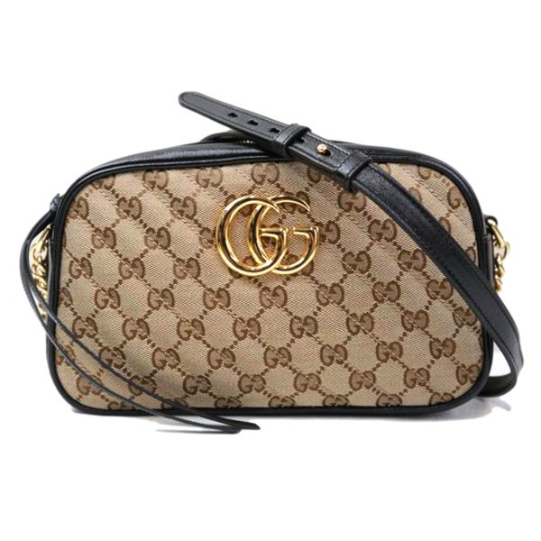 72332 1 Gucci GG Canvas Marmont Shoulder