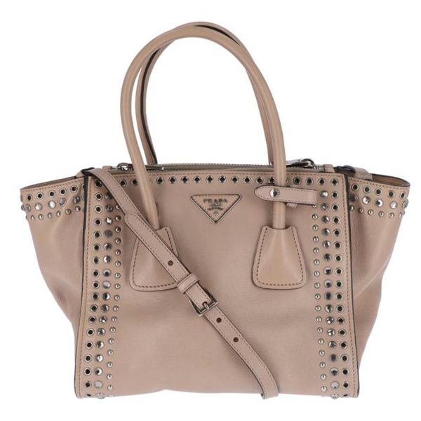 72748 1 Prada Studded Bijou 2way Shoulder Bag