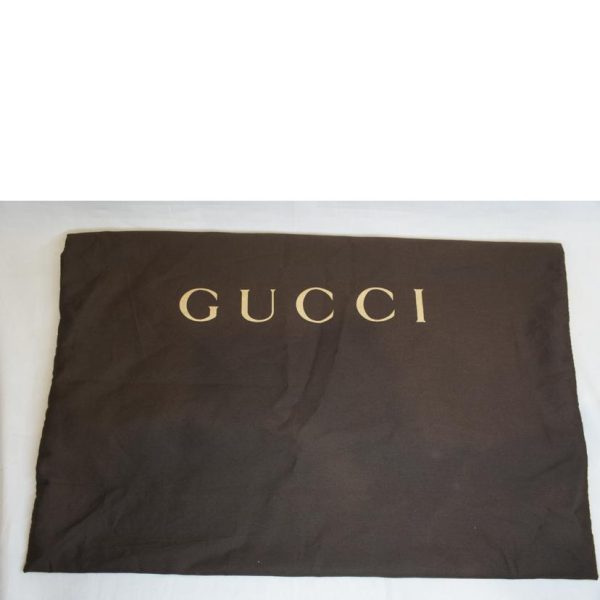 74676 6 Gucci Leather Swing Tote Bag Black