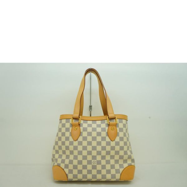 74997 2 Louis Vuitton Hampstead Damier Azur Shoulder Bag Brown