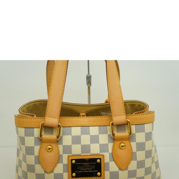 74997 7 Louis Vuitton Hampstead Damier Azur Shoulder Bag Brown