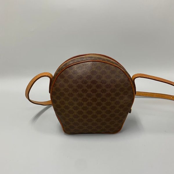 760k760 36682 4 Celine Macadam Mini Shoulder Bag Brown Tea