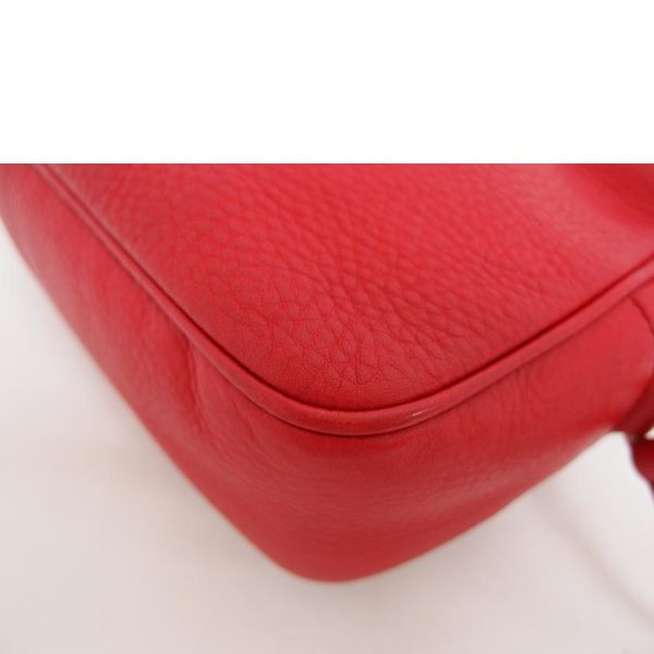 76319 7 Gucci Soho Leather Small Disco Bag Red