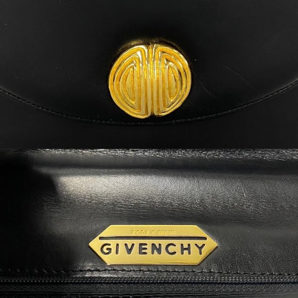 770a768 22459 4 Givenchy Logo Leather Mini Tote Bag Black