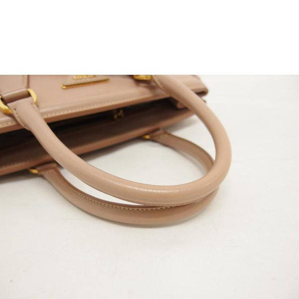 77101 4 Prada Saffiano Leather Tote Bag Pink Beige