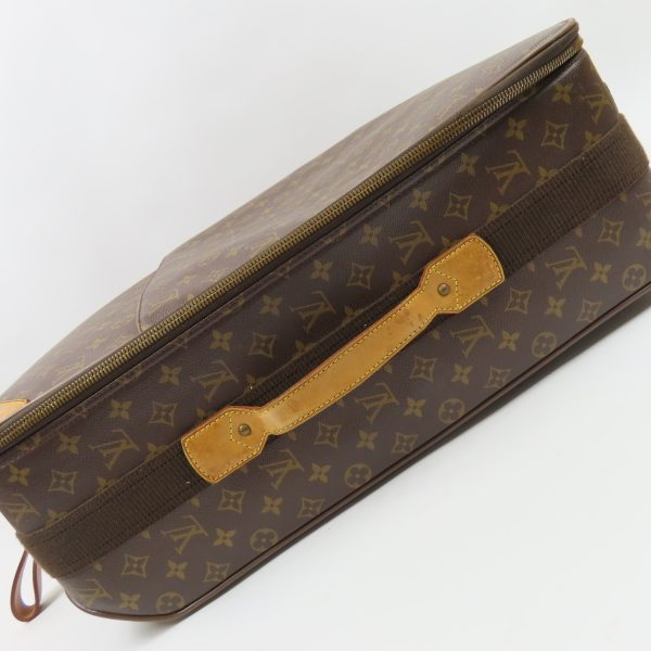 79113 10 Louis Vuitton Pegas 55 Suitcase Monogram Brown