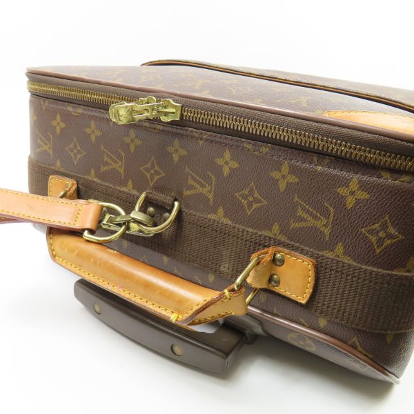 79113 12 Louis Vuitton Pegas 55 Suitcase Monogram Brown