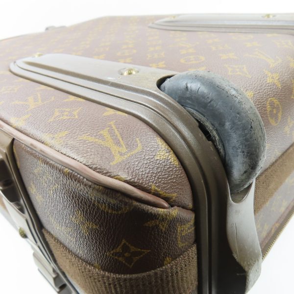 79113 4 Louis Vuitton Pegas 55 Suitcase Monogram Brown