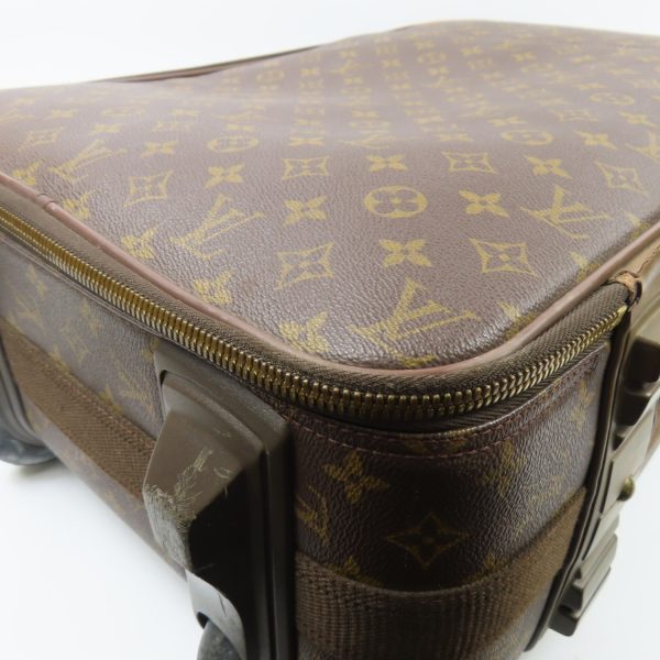 79113 7 Louis Vuitton Pegas 55 Suitcase Monogram Brown