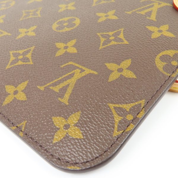 79187 5 Louis Vuitton Neverfull Pouch Canvas Brown