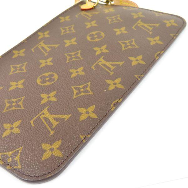 79187 7 Louis Vuitton Neverfull Pouch Canvas Brown