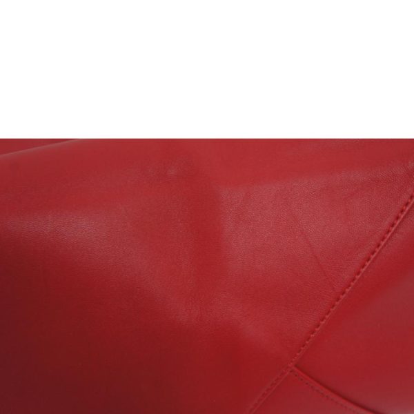 79527 6 Celine Leather Cover Tote Bag Red