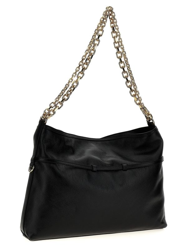 7bc3df865793bd9 ju 2 Givenchy Black Voyou Chain Medium Shoulder Bag