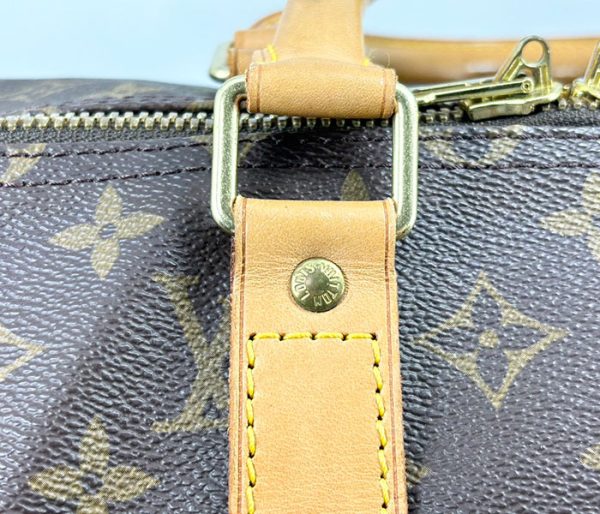 8 621 Louis Vuitton Boston Bag Travel Keepall 55 Brown