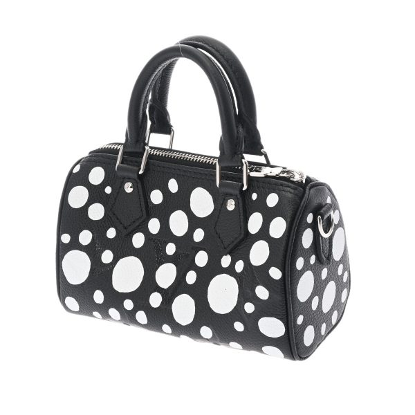 800000111187000 2 Louis Vuitton Monogram Nano Speedy Yayoi Kusama Dot 2WAY BlackWhite