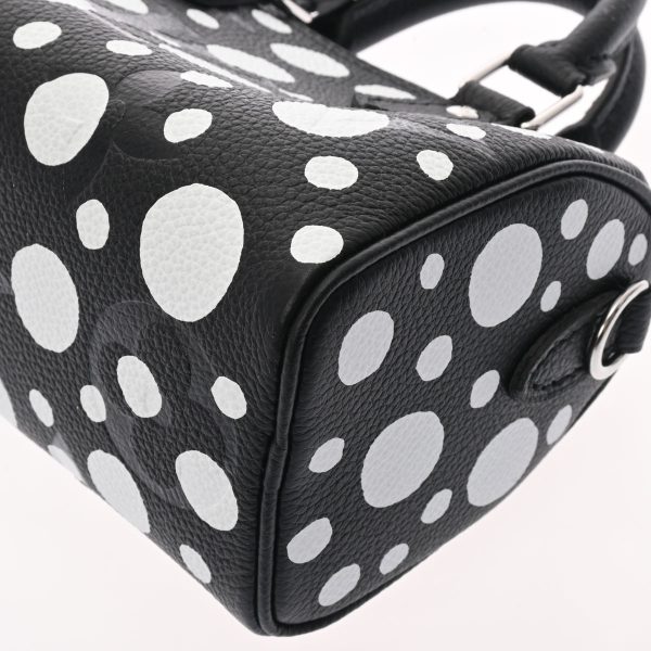 800000111187000 7 Louis Vuitton Monogram Nano Speedy Yayoi Kusama Dot 2WAY BlackWhite