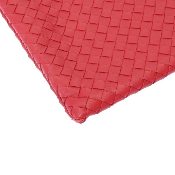 800000115486000 4 Bottega Veneta Intrecciato Leather Red