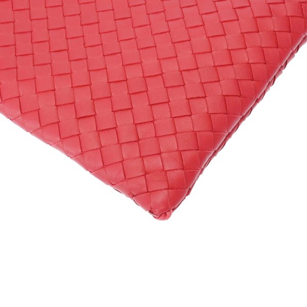 800000115486000 5 Bottega Veneta Intrecciato Leather Red