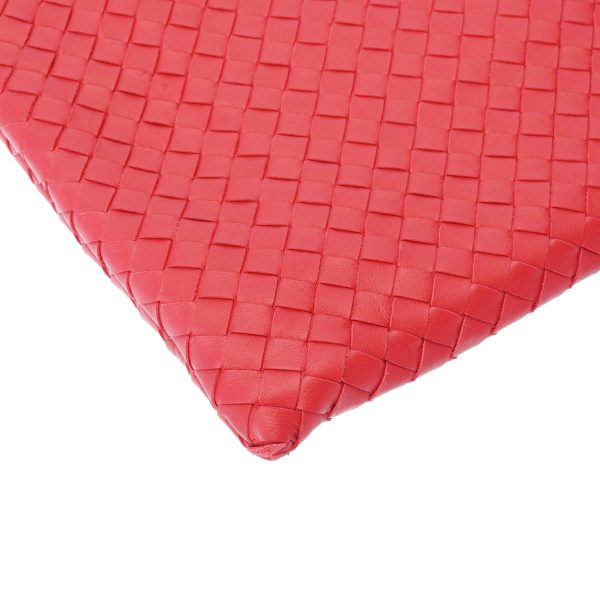 800000115486000 6 Bottega Veneta Intrecciato Leather Red