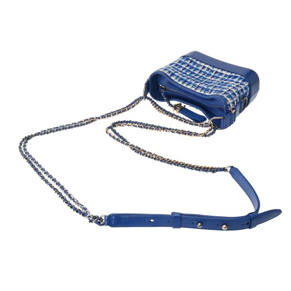 800000117070000 3 Chanel Gabriel de Chanel Small Hobo Blue GoldSilver