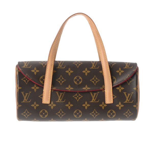 800000119673000 1 Louis Vuitton Sonatine Handbag Canvas Brown